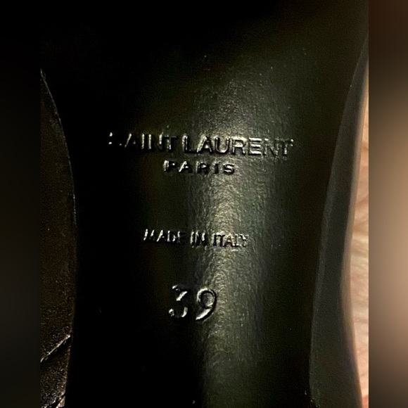 NWT Saint Laurent Black Boots - Picture 11 of 15